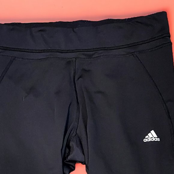 Adidas Black Climalite Crop/Capri Athletic Pants Women's Size XL - Picture 4 of 8